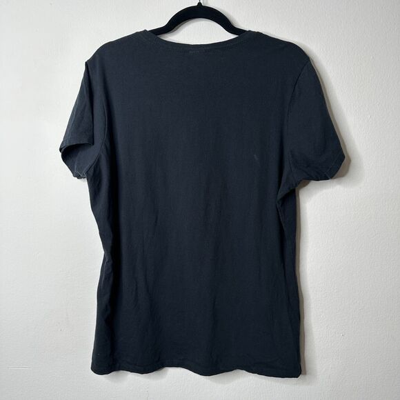 Port & Company Black Short Sleeve Round Neck Scissors Graphic Tee XL - Picture 4 of 8